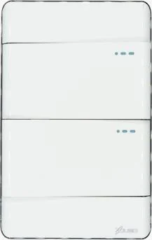 Interruptor Doble Conmutado 16A, Galaxy Blanco, Mf