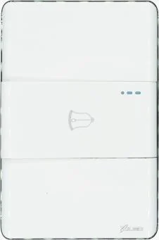 Pulsador De Timbre 16A Galaxy Blanco, Mf