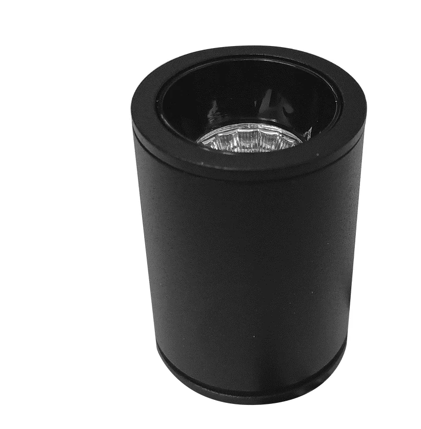Ojo De Dragón Sobrepuesto Negro, 3W, AC 85-265V, Aluminio, Aplique De Techo, Dx