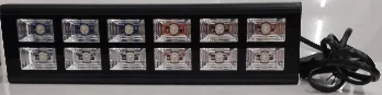 Barra De Luz Ultavioleta (luz Negra), Serie 12, 25W, 90-240 Vac, 6X2, Fw