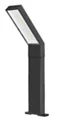 Mini Poste Solar 80LM, 3K, 4K, 6K, 5X15X55 Cm, Aluminio, Dx