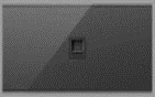 Toma Lan (datos CAT6), Linea Glass, Darlux Negro