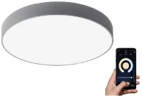 Plafón Dimerizable C/control Remoto, Smart, Gris, 24W, Luz Dual, 2400 Lm/w, FP0,95, IP44, 40,5 X 40,5 X 5 Cm, Vida Útil 50.000 H, Gl