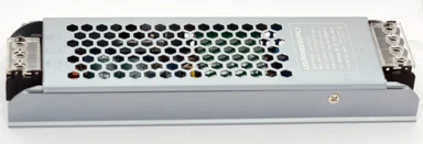 Driver 12VDC IP20, Potencia 400W, Input: 100 - 264 Vac, Outut: 12V, 33A, Frecuencia: 50/60HZ, Dimenciónes: 37,8X5.3X2,3 Cm, Dx