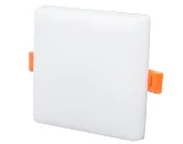 Panel LED Sin Borde Empotrable Cuadrado 10W, 6500K, Mf