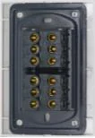 Interruptor Doble Conmutable 4WAY, 16A, Linea Tempo Color Blanco, Mf