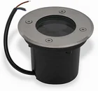 Aplique Piso, MR16, IP67, Aluminio + Pc, Dx