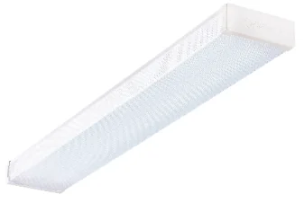 Luminaria Lineal LED, 2X18W, Pantalla Prisma, In