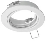 Spot Empotrable Metalico, Redondo, Blanco, Movil, Sin Boquilla, Hierro Pintado, Dx