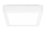 Ojo De Buey LED Cuad Sobp Ecoplus 18W, 3000K 1620LM 110V 20000H Pf 0.5 Cri 80, 215X215X29MM, Mv