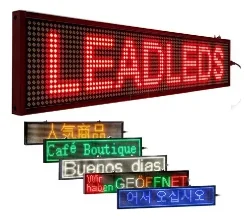 Letrero Pasa Letras LED Programable WiFi, Multicolor, 1 Color, 100X20X10CM, 110VAC, Os