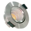 Spot Empotrable Metálico, 3000K, Satín, 3W, AC85-265V, Aluminio, Dx