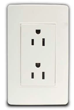 Tomacorriente Dual + 2 USB, 5V, 2,1A, Fussion Blanco, Gl