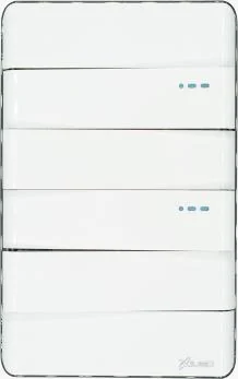 Interruptor Cuadruple Conmutable 16A, Galaxy Blanco, Mf