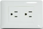 Tomacorriente Doble Polarizado 15A, 125V, Darlux Blanco