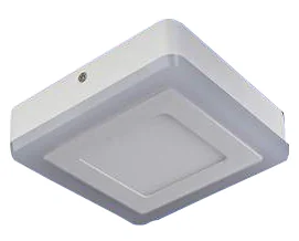 Panel LED Bicolor Sobrepuesto Cuadrado, 6+3W, Contorno Luz Cálida, Vl