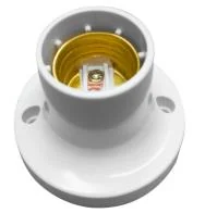Boquilla Plástica E27, D68 Mm, 4A, 250V, Mf (cajas 12 Unid.), Mf