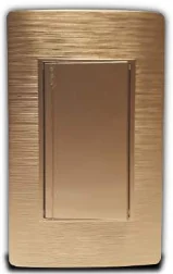 Pulsador De Timbre, Linea Fussion Dorado, Gl