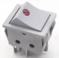 Interruptor De Balancín KCD4-201N-B, 16A, 125V, AC, Mf