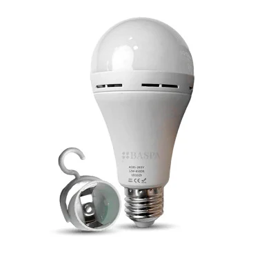 Foco Emergencia Recargable 12W, 6500K, Ba