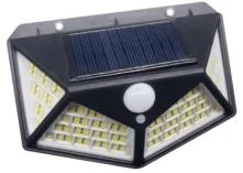 Aplique De Pared Con Panel Solar, 135X95X50 Mm, Mf