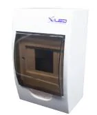 Centro De Carga Para Riel Din Sobrepuesto, IP30, 8P, 18,5X20 Cm, Mf