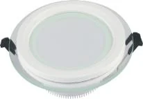 Panel LED Redondo Empotrable Filo De Vidrio, 18W, 200 Mm, 6500K+4000K+3500K Mf