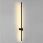 Aplique Negro (lineal), 15W, 3000K, 80CM, Aluminio
