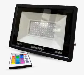 Reflector RGB, 50W, Aluminio, 85-265VAC, 16,5X30X13,5 Mm, Ba